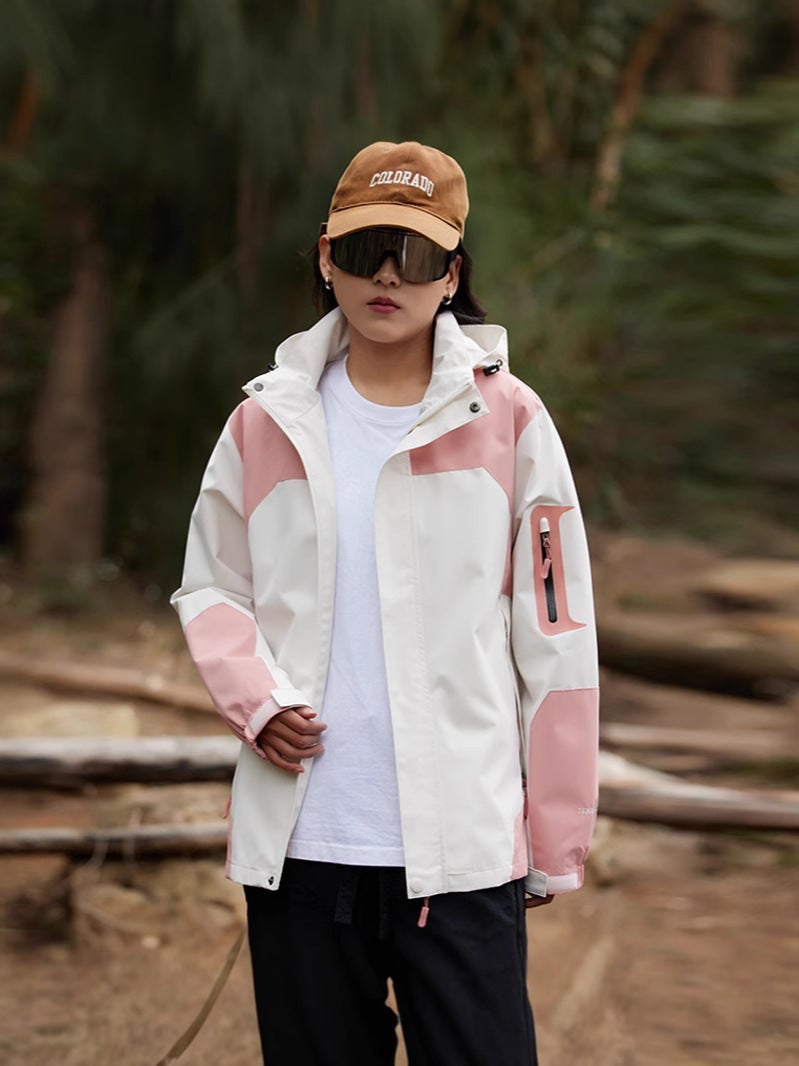 New Style Men'S Windproof Waterproof Outdoor Fleece Jacket Trendy Brand Xizang Couple Single-Layer Mountaineering Jacket Women - Image 5